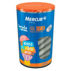 Borracha mercur oval br- c/18