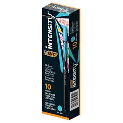 Caneta hidrografica bic intensity 0.4mm azul claro com 10