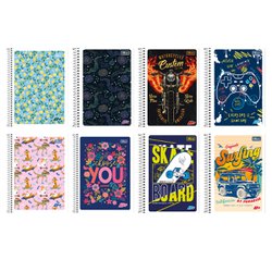 Caderno flex. tilibra mais 1/4 96f c/10 114766