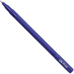 Caneta esferografica cis pixel 1.0mm media azul com 12