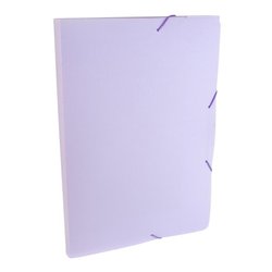 Pasta pvc com elastico dello serena oficio 2cm 0247 lilas pastel