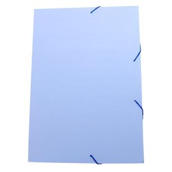 Pasta pvc com elastico dello serena oficio 0246 azul pastel