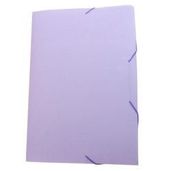 Pasta pvc com elastico dello serena oficio 0246 lilas pastel