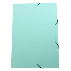 Pasta pvc com elastico dello serena oficio 0246 verde pastel