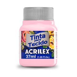Tinta para tecido acrilex 37ml - 813 rosa bebe