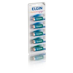 Bateria alcalina elgin a23 com 5