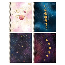 Caderno c/d tilibra magic 10x1 160fls c/4 - 294357