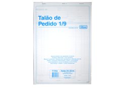 Impresso talao de pedido tamoio (210x297mm) a4 25x2 - 1012