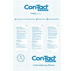 Plastico adesivo contact cristal 45cm x 25m 80 micras
