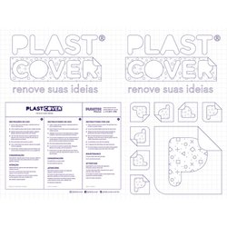 Plastico adesivo contact cristal 45cm x 25m 70 micras