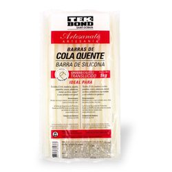 Cola quente bastao tekbond translucida grossa 11x30 com 1kg
