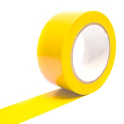 Fita adesiva para demarcacao kapazi 50mm x 30m amarela