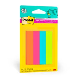 Adesivo post-it flags 3m 4 cores - 76 x 15mm c/180fls