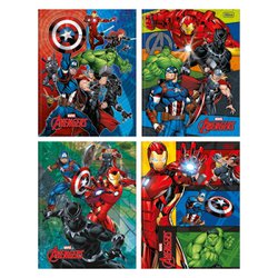 Caderno tilibra brochura c/d universitario avengers 80 folhas com 5