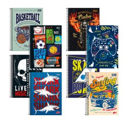 Caderno c/d tilibra mais 20x1 400fls c/2 - 128228