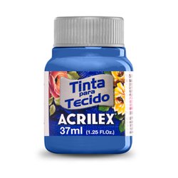 Tinta para tecido acrilex 37ml - 543 azul ultramar