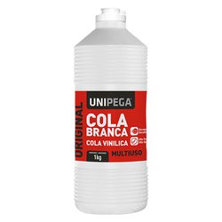 Cola branca unipega 1kg pp