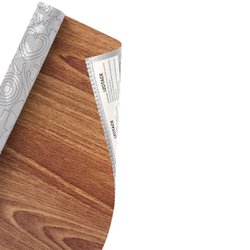 Plastico adesivo leoarte madeira 45cm x 10m vinhatico 80 micras mod 04