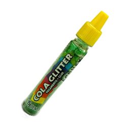 Cola glitter acrilex 15g - verde 206