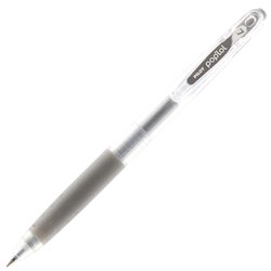 Caneta esferografica pilot gel 0.7mm fina prata com 12