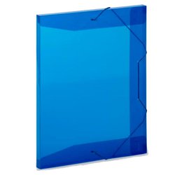 Pasta pvc com elastico plascony 2,0cm azul - a20