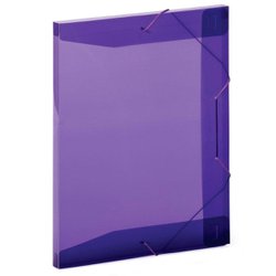 Pasta pvc com elastico plascony 2,0cm lilas - a20