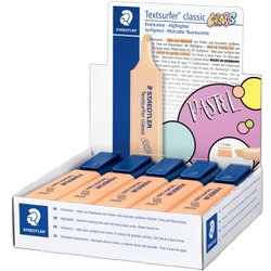 Marca texto staedtler pessego com 10