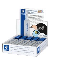 Marca texto staedtler cinza com 10
