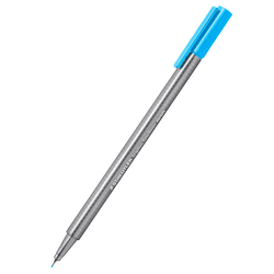 Caneta hidrografica staedtler 0.3mm ultra fina azul com 10