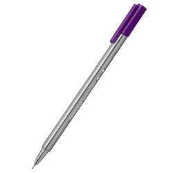 Caneta hidrografica staedtler 0.3mm ultra fina azul violeta com 10