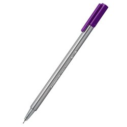 Caneta hidrografica staedtler 0.3mm ultra fina red violeta com 10