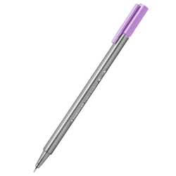 Caneta hidrografica staedtler 0.3mm ultra fina rosa lavanda com 10