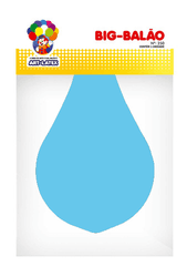 Big balao liso art-latex azul claro