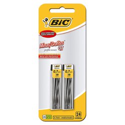 Grafite escolar bic 2b 0,7 com 2