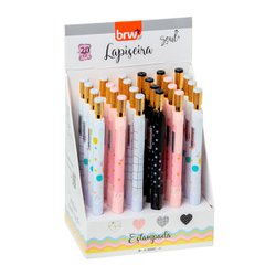 Lapiseira estampada brw 2,0mm - com 24 - lp2100