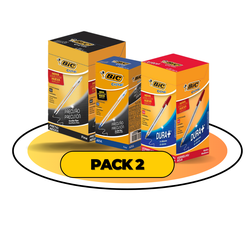 Kit caneta esferografica bic 8 precisao e dura+ - pack2