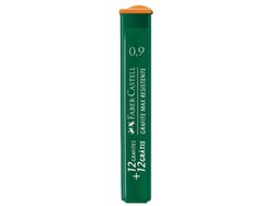 Grafite escolar faber castell 0,9 b - com 12