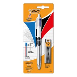 Caneta esferografica bic 4 cores 1.0mm media 3+1hb blister
