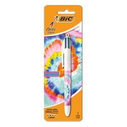 Caneta esferografica bic 4 cores 1.0mm media rainbow blister