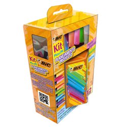 Kit caneta bic meu planejamento com 12 itens