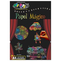 Papel magico off paper a4 120g 5 folhas