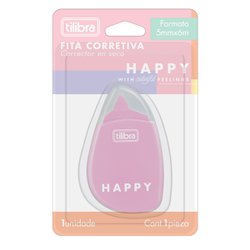 Corretivo fita tilibra 5mm x 5m happy blister
