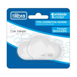 Corretivo fita tilibra 5mm x 5m nuvem cores sortidas