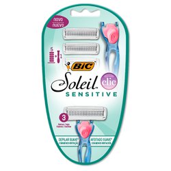 Aparelho depilador bic soleil clic + 5 cartuchos