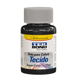 Tinta para tecido tekbond 37ml - preta