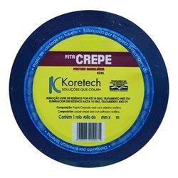 Fita crepe para pintura koretech 48mm x 50m azul