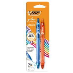 Caneta esferografica bic gelocity quick dry 0.7mm fina az/lj blister