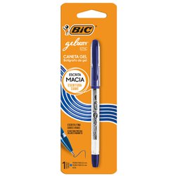 Caneta esferografica bic gelocity stic 0.5mm fina azul blister
