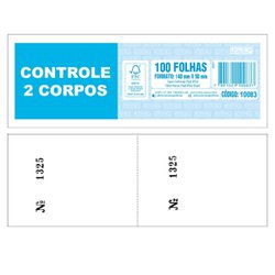 Impresso comanda 2 corpos sao domingos branco 100x1 - 10083