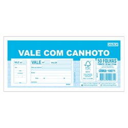 Impresso vale sao domingos com canhoto 50fls - 10071